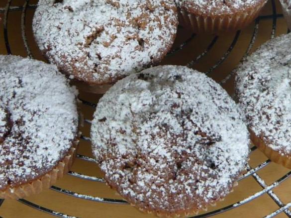 Schoko -Apfel- Muffins