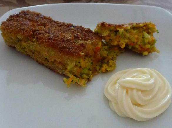 Gemüsestäbchen Gemüsesticks Gemüseburger, Bratlinge