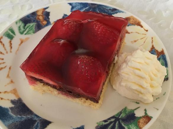 Obstboden vom  Blech - fix gemacht