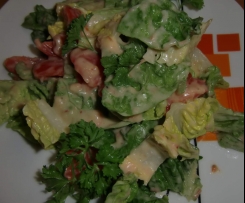 Feldsalat mit Kartoffeldressing