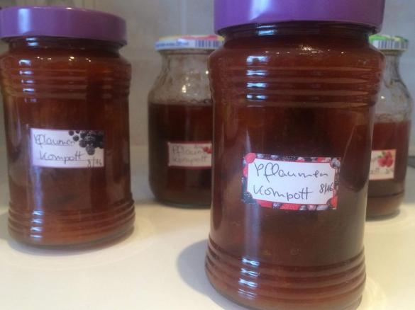 Pflaumenkompott Zwetschgenkompott