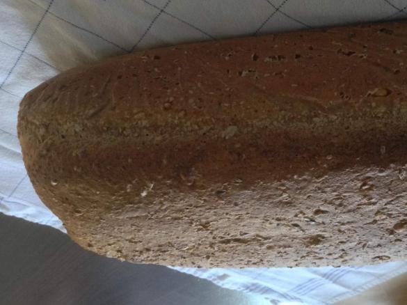 Dinkel Leinsamen Brot ohne Hefe und Sauerteig 