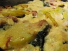 Spinat-Kartoffel-Gratin mit Gorgonzolasoße