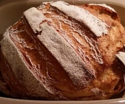 Bauernkruste mit Creme fraiche