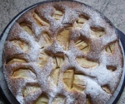 Versunkener Apfelkuchen