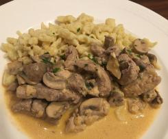 Filettopf mit Spätzle