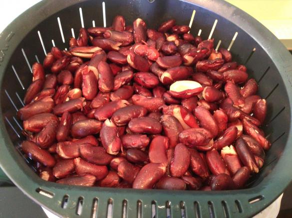 Getrocknete Kidneybohnen kochen