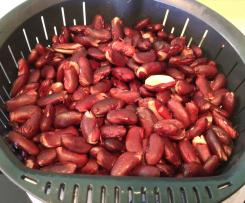 Getrocknete Kidneybohnen kochen