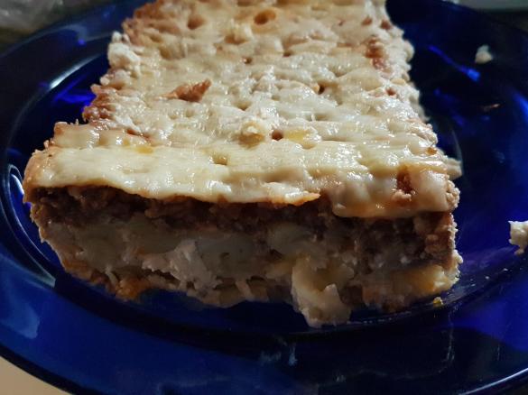 Nicoles leckerer Spaghetti-Auflauf mit viel Käse