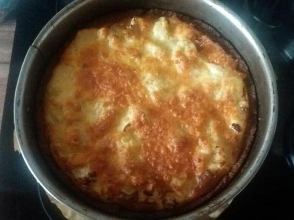 Variation Blumenkohlkuchen Low Carb