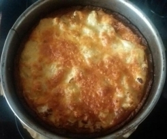 Variation Blumenkohlkuchen Low Carb