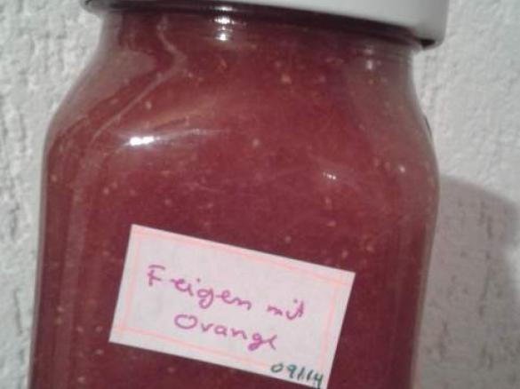 Feige-Orangen-Zimt Marmelade