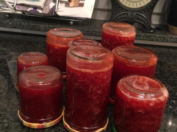 Erdbeermarmelade mit Aperol