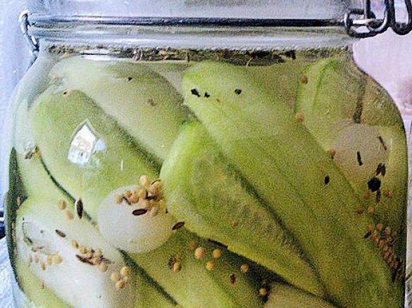 Süß-Saure Senfgurken