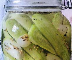 Süß-Saure Senfgurken