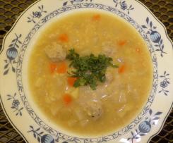  Kohlrabisuppe mit Gräupchen