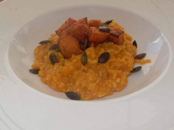 Kürbis-Risotto