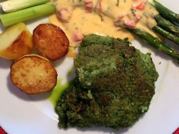 Bärlauchkruste - für Fischfilet oder Rinderfilet bzw Steaks