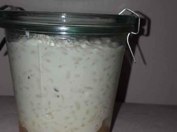 Milchreis mit Apfelmus