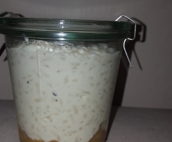 Milchreis mit Apfelmus