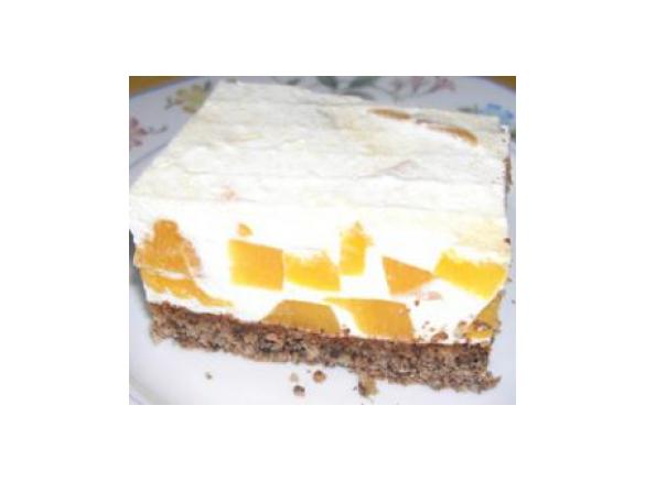 Pfirsich-Schmand-Schnitten