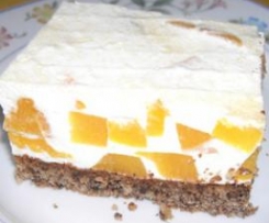 Pfirsich-Schmand-Schnitten