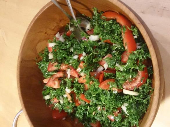 Grünkohl Rohkostsalat