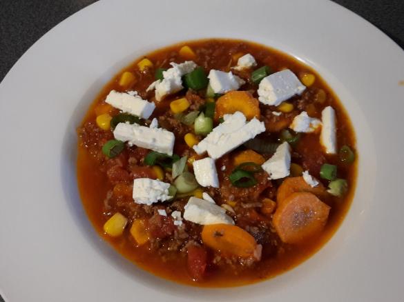 Chili con Carne mit Feta *All in one*