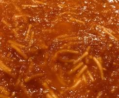 Tomatensuppe mit Nudeln