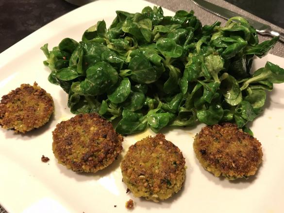 Honig Senf Dressing Salat Feldsalat