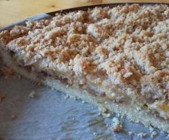 Rhabarber - Apfel Sreuselkuchen