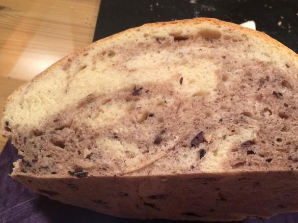 Olivenbrot, marmoriert