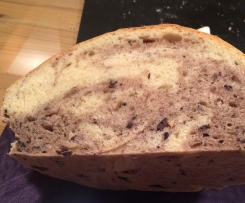 Olivenbrot, marmoriert