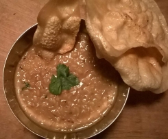 Urid Daal, indisches weißes Bohnencurry