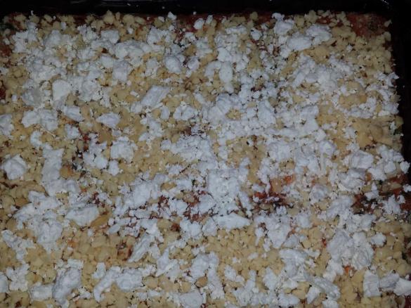 Spinat-Hackfleisch Lasagne mit Frischkäse & Feta