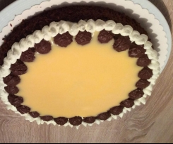 Schokotorte ohne Mehl mit Sahne und Eierlikör