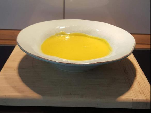 Topinambur Kurkuma Suppe, vegan