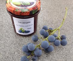 Traubengelee mit Äpfeln und Zimt