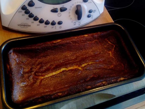 Käsekuchen aus der Kastenform ohne Boden