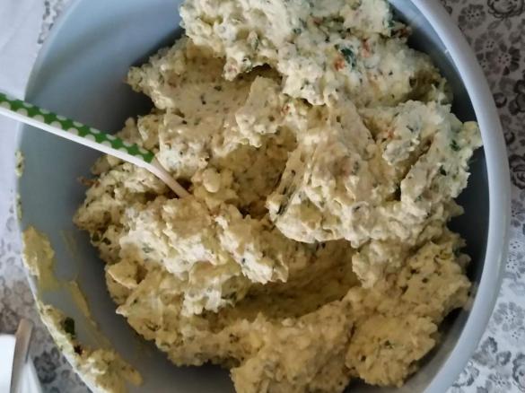 Ruccola-Schafskäse-Dip