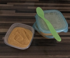 Süßkartoffel-Fenchel-Sellerie-Brei auf Vorrat