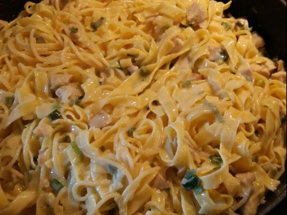 Bandnudeln mit Wildlachs