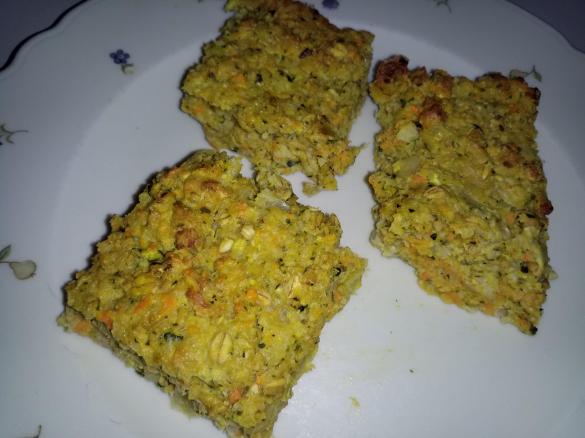 Haferflocken-Möhren-Schnitten