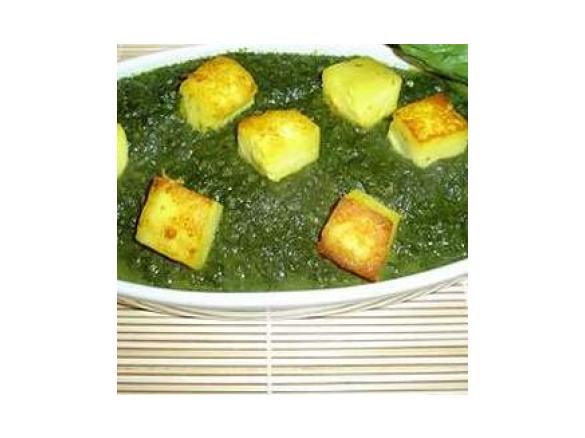 Palak Paneer - Indischer Spinat mit Frischkäse auch vegan Update 16.11.2016