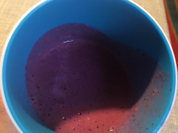 Heidelbeer-Joghurt-Frühstücksdrink