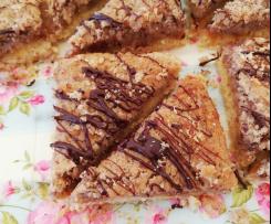 Kokos Nussecken (mit eingeweichten Kokosflocken)