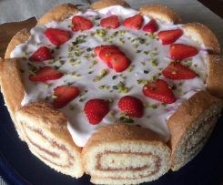 Erdbeere-Mascarpone-Charlotte