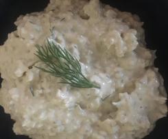 Dip von Manzanilla Oliven mit Lachscreme