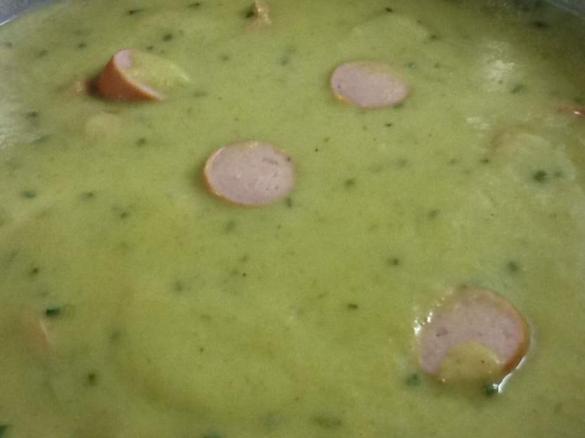 Kartoffelsuppe mit Wein