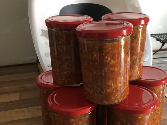 Zucchini-Salsa-Sauce